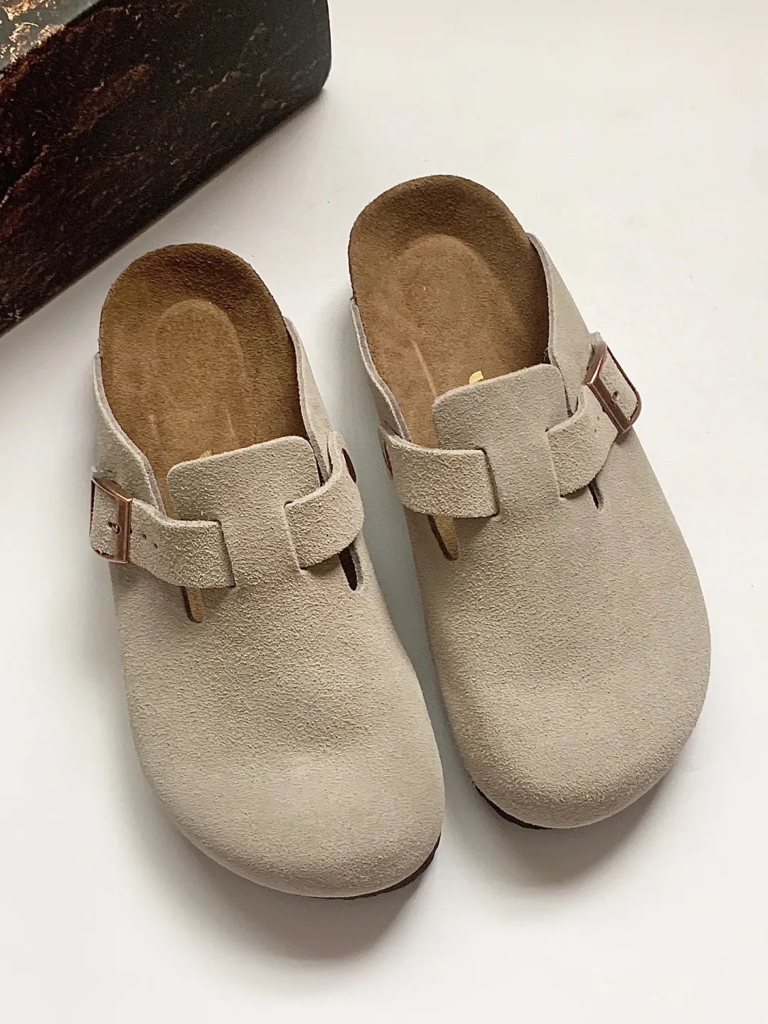 JEEP 吉普 勃肯鞋 拖鞋 懶人鞋 麂皮 男女鞋 大地色系 / 預購