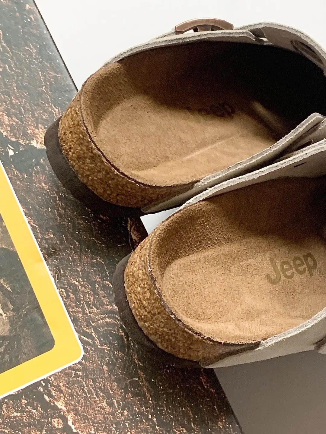 JEEP 吉普 勃肯鞋 拖鞋 懶人鞋 麂皮 男女鞋 大地色系 / 預購