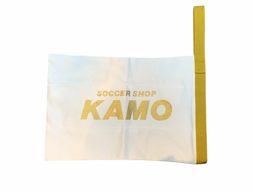 KAMO 鞋袋  ( 白 / 金字 )