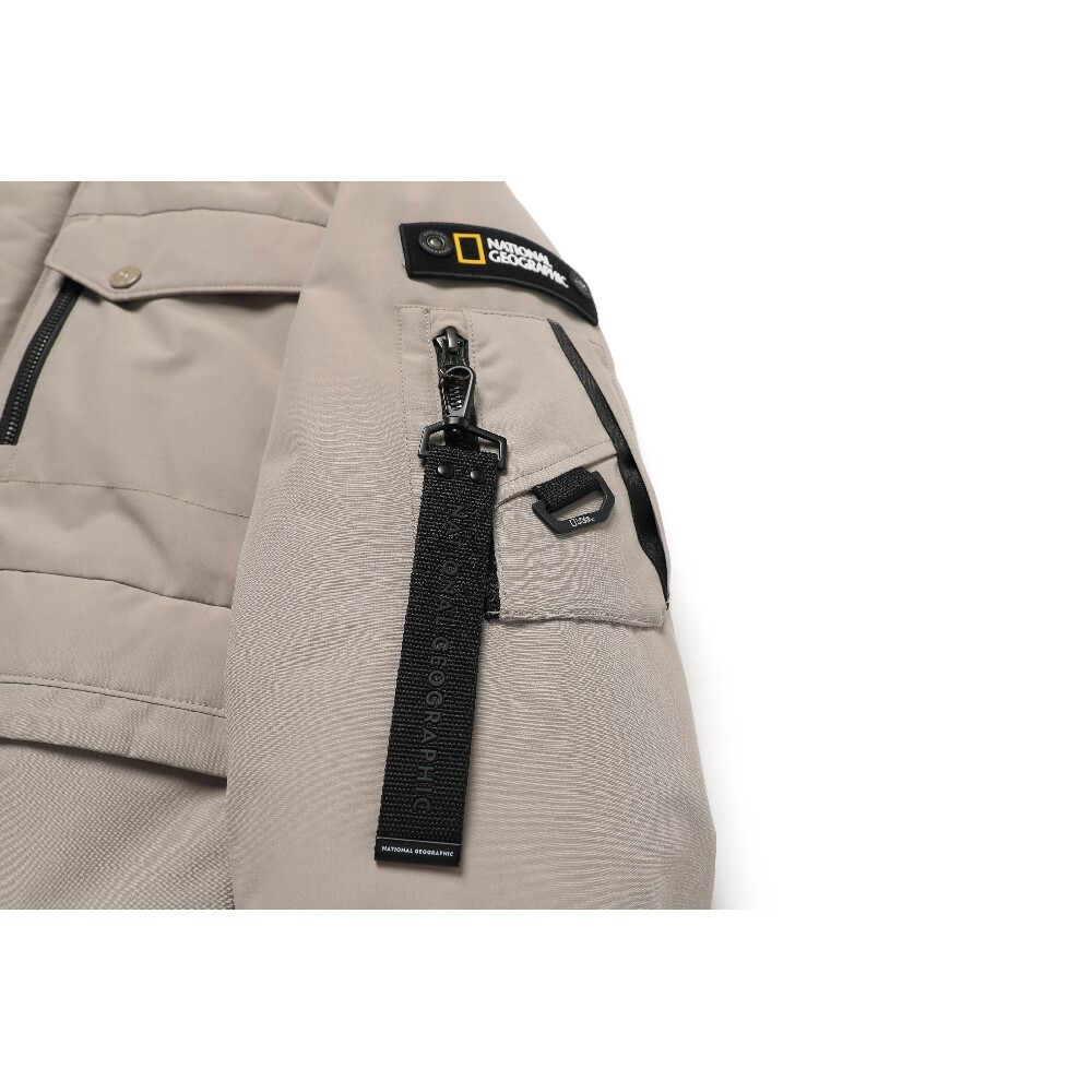 Women's TARUGA Fur Trim Hooded Down Jacket D/BEIGE