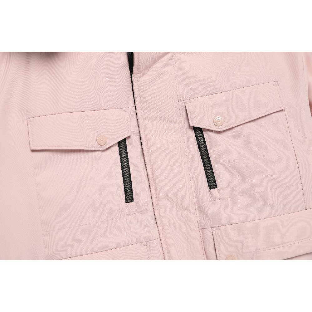 Women's TARUGA Fur Trim Hooded Down Jacket - INDI PINK Women's TARUGA Fur Trim Hooded Down Jacket - INDI PINK