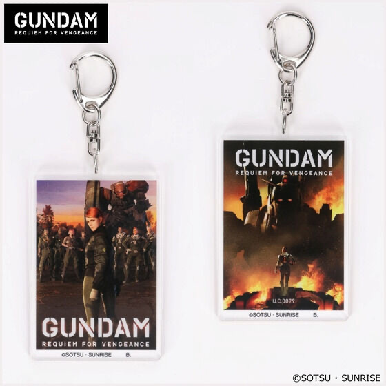 221013 Pbandai 預訂 2025/1月 機動戦士ガンダム 復讐のレクイエム アクリルチャーム（全2種）