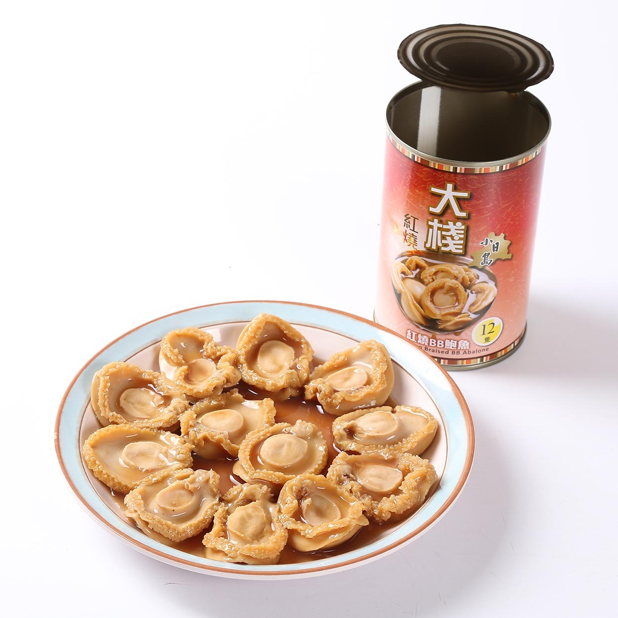 大棧小日島 紅燒BB罐頭鮑魚(12頭) 150克