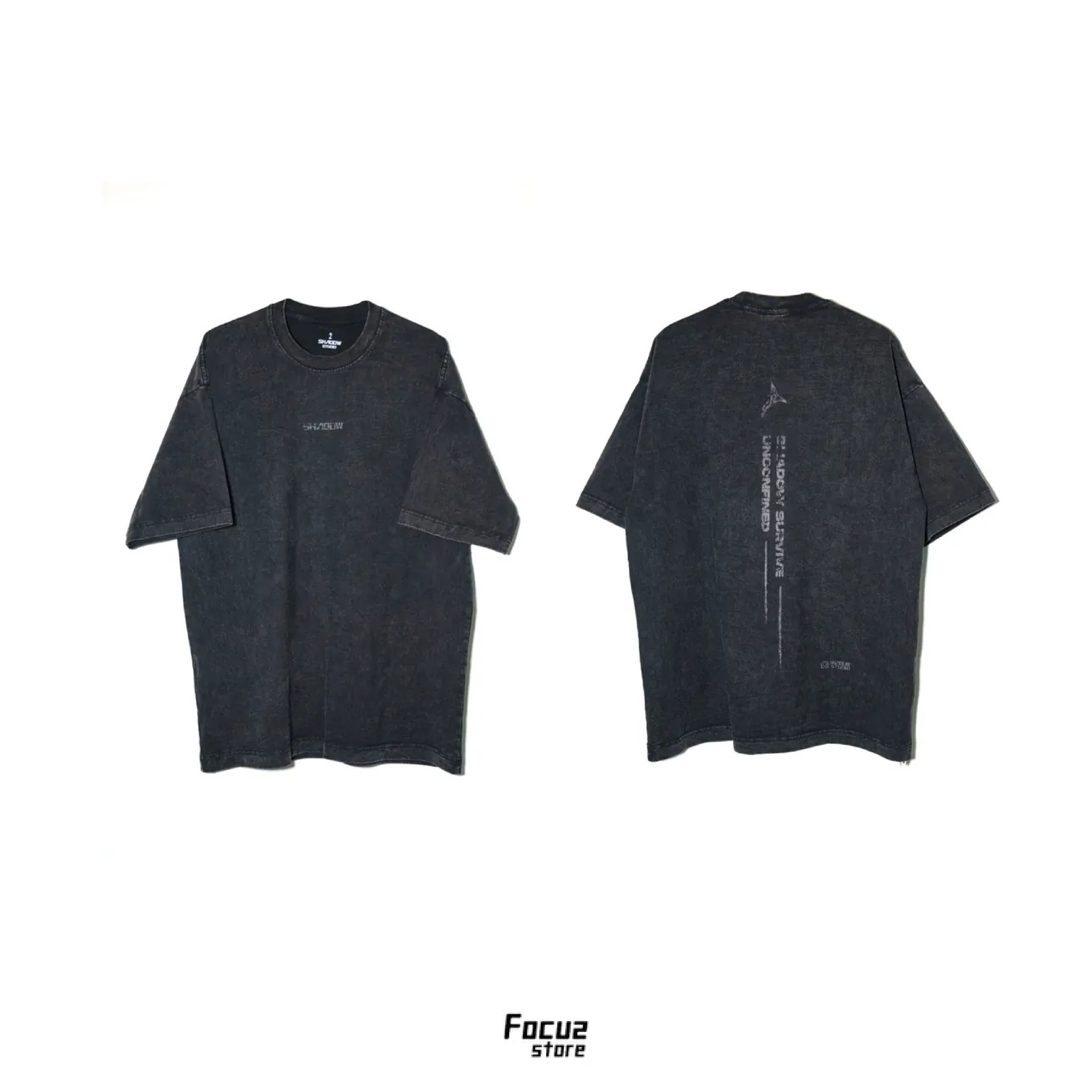 【Focus Store】現貨 SHADOW STUDIO FW24 - WASHED LOGO TEE 水洗Logo 短踢