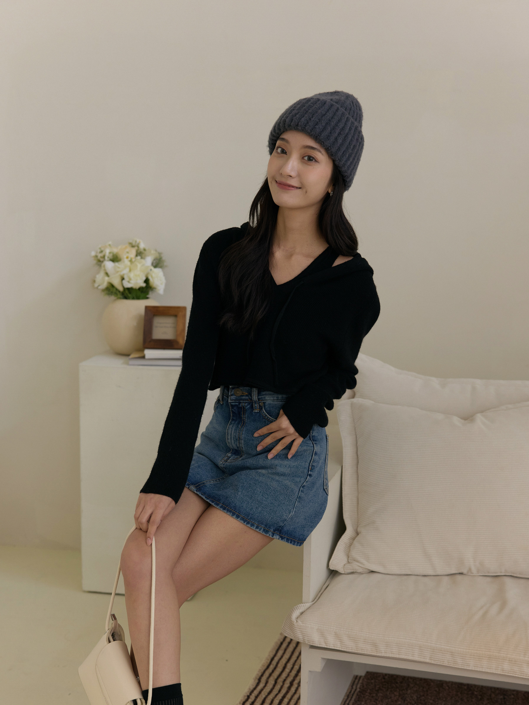 兩件式 針織背心短罩衫套裝