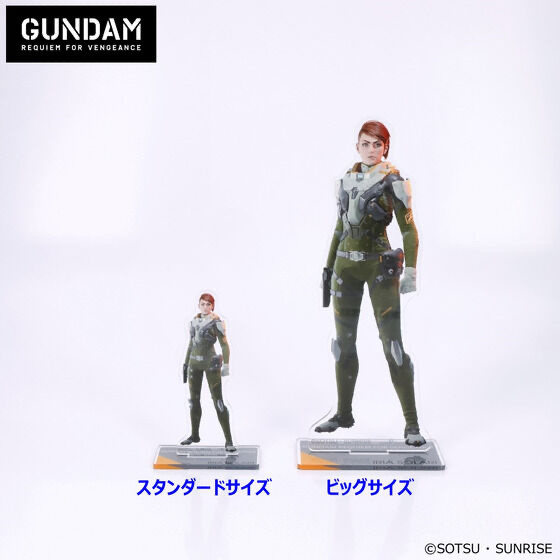 221010/ 221011 Pbandai 預訂 2025/1月 機動戦士ガンダム 復讐のレクイエム アクリルスタンド （全13種）細/大size