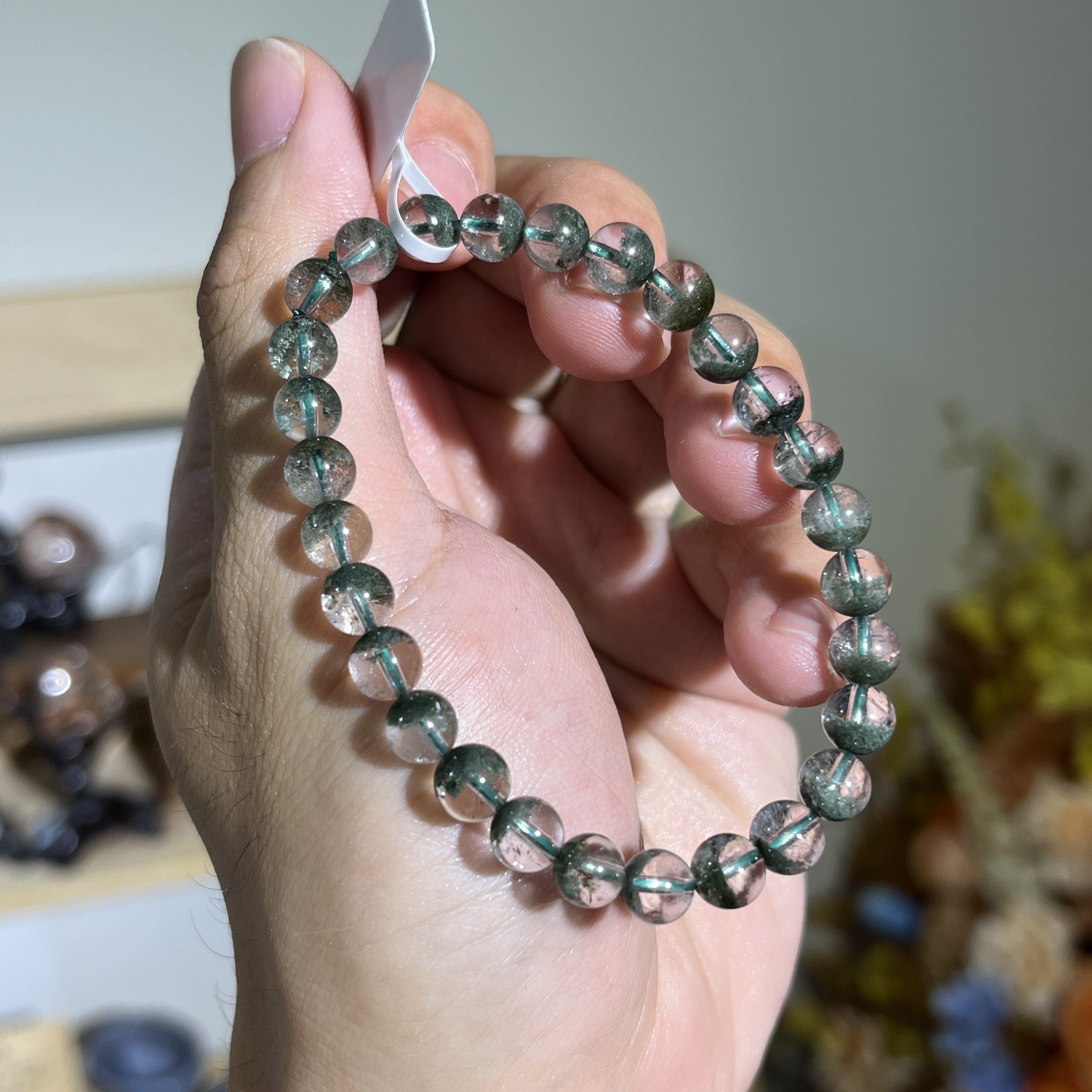 聚寶盆綠幽靈手串 19784 6.5mm