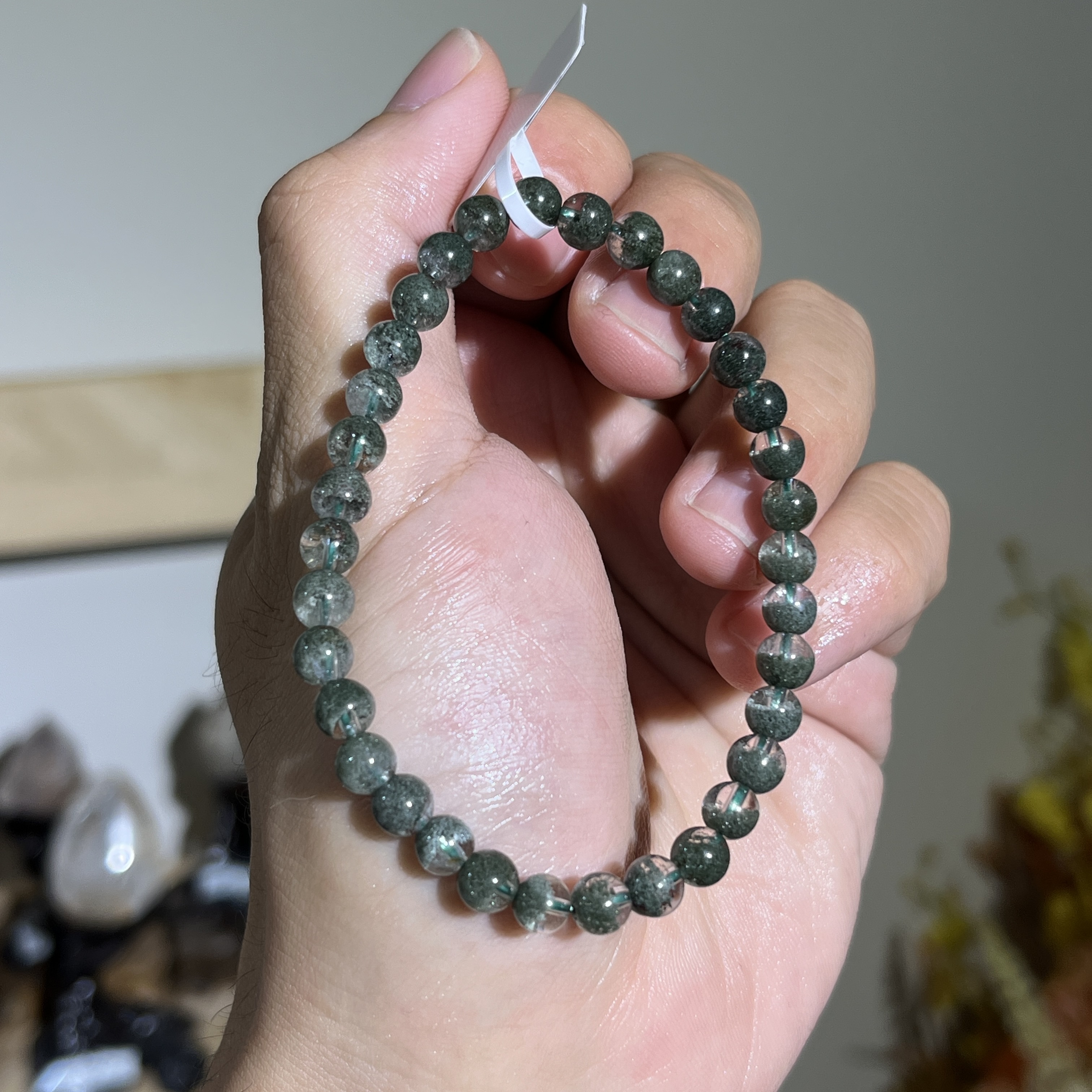 聚寶盆綠幽靈手串 19786 5.5mm