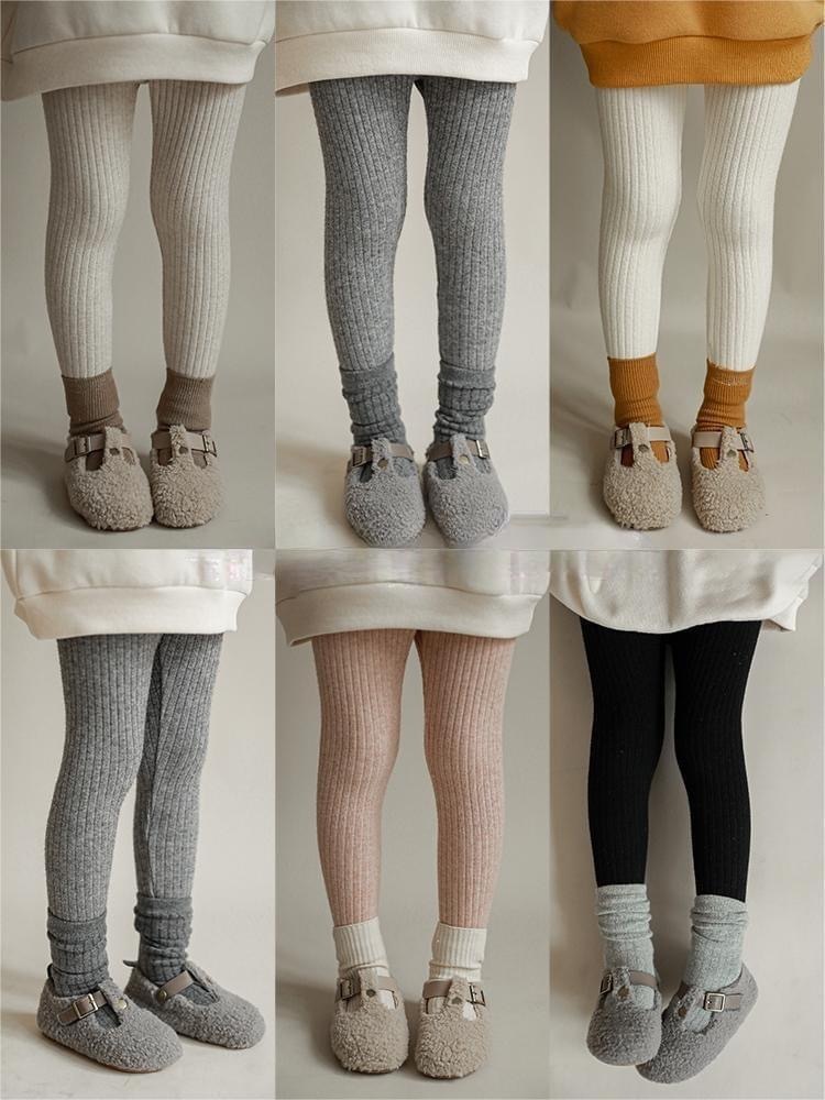 現貨80米色刷、110杏色｜時髦保暖褲 𓈒૮⳿ . . 𑁬ྀི｡♡