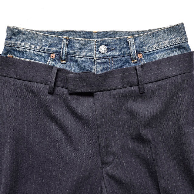 MINEDENIM DENIM DOCKING WOOL PANTS - PRE ORDER ITEM (預訂中)