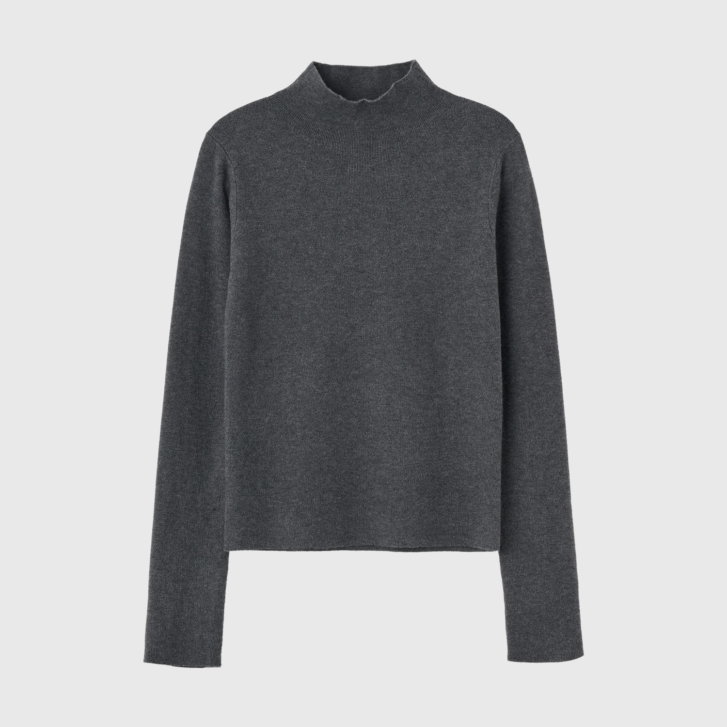 [GENERAL IDEA] SUPERFINE WOOL HALF-NECK PULLOVER