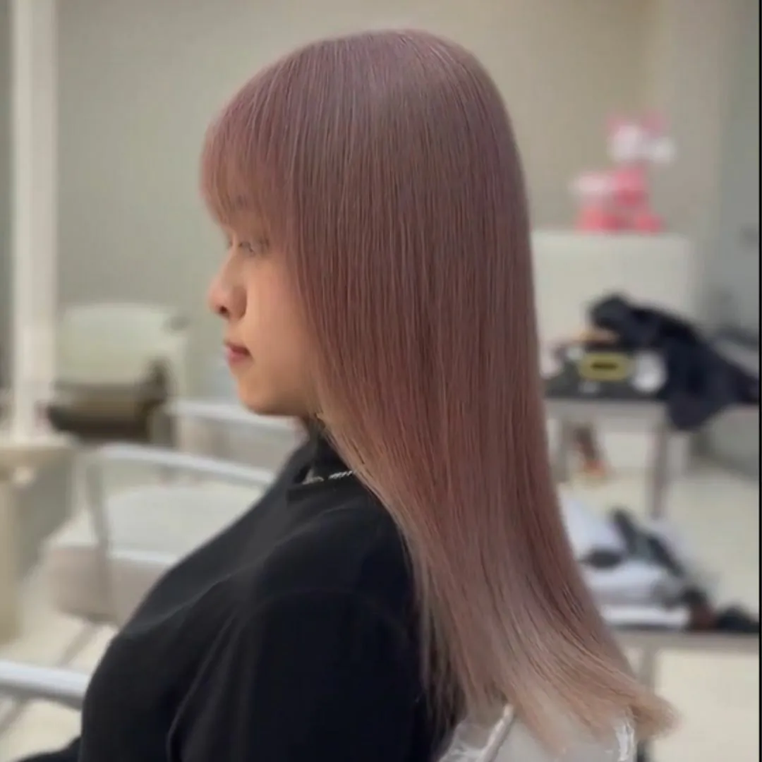 Cherry’s Hair Color Creation – Milk Tea Coral Pink