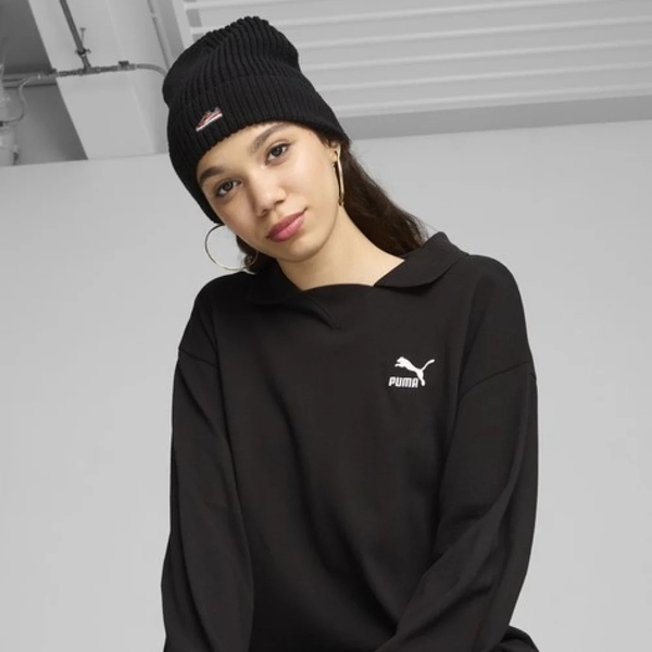 PUMA 毛帽 基本系列 白 CLASSICS 針織毛帽 中性 02568004