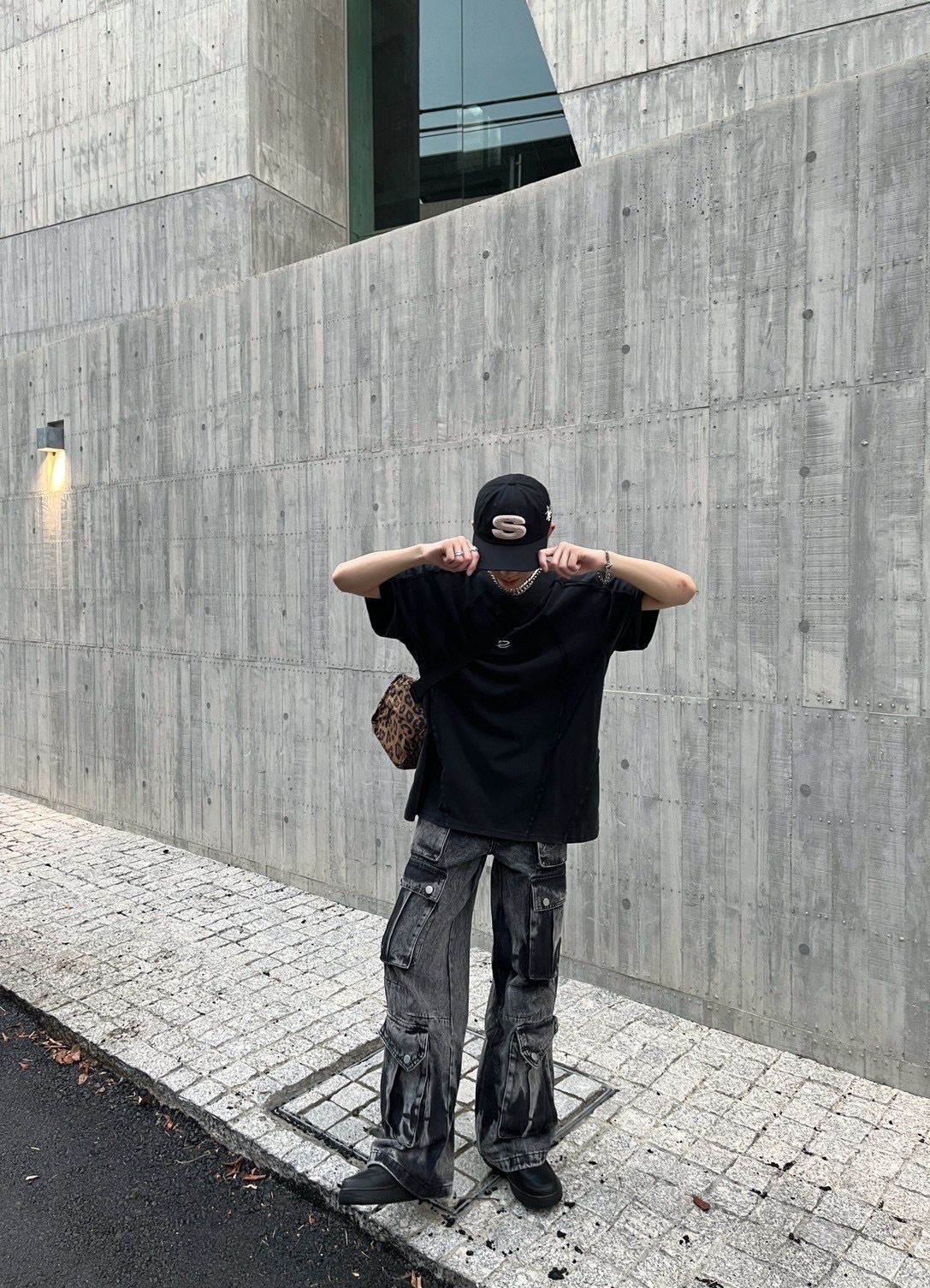 (goal) 水洗 八口袋 工裝牛仔褲 bosozo (A625)