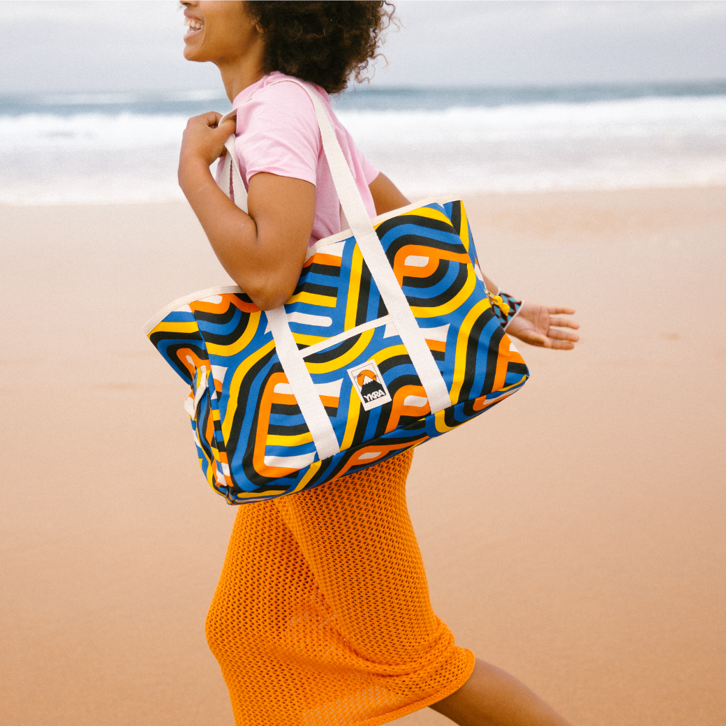 蜿蜒波紋 | 海灘包