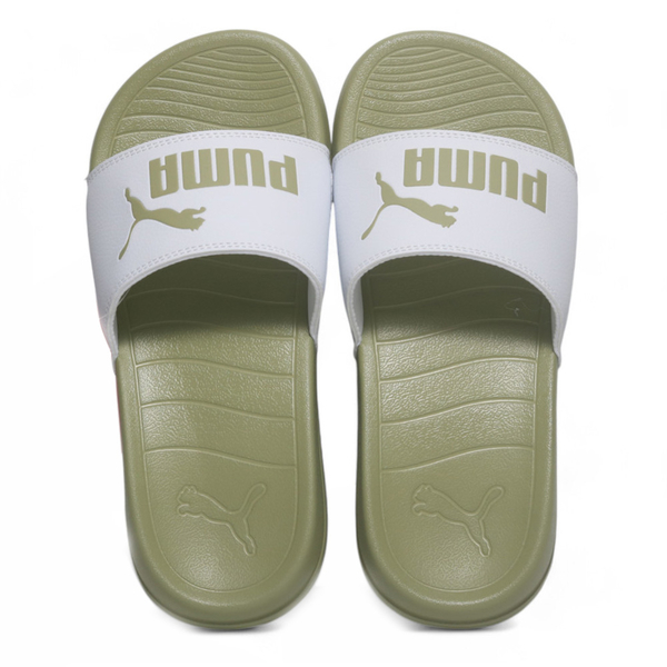 PUMA 拖鞋 POPCAT 20 白 抹茶底 情侶 男女 37227942