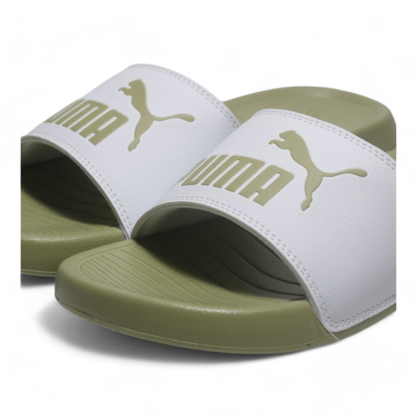 PUMA 拖鞋 POPCAT 20 白 抹茶底 情侶 男女 37227942