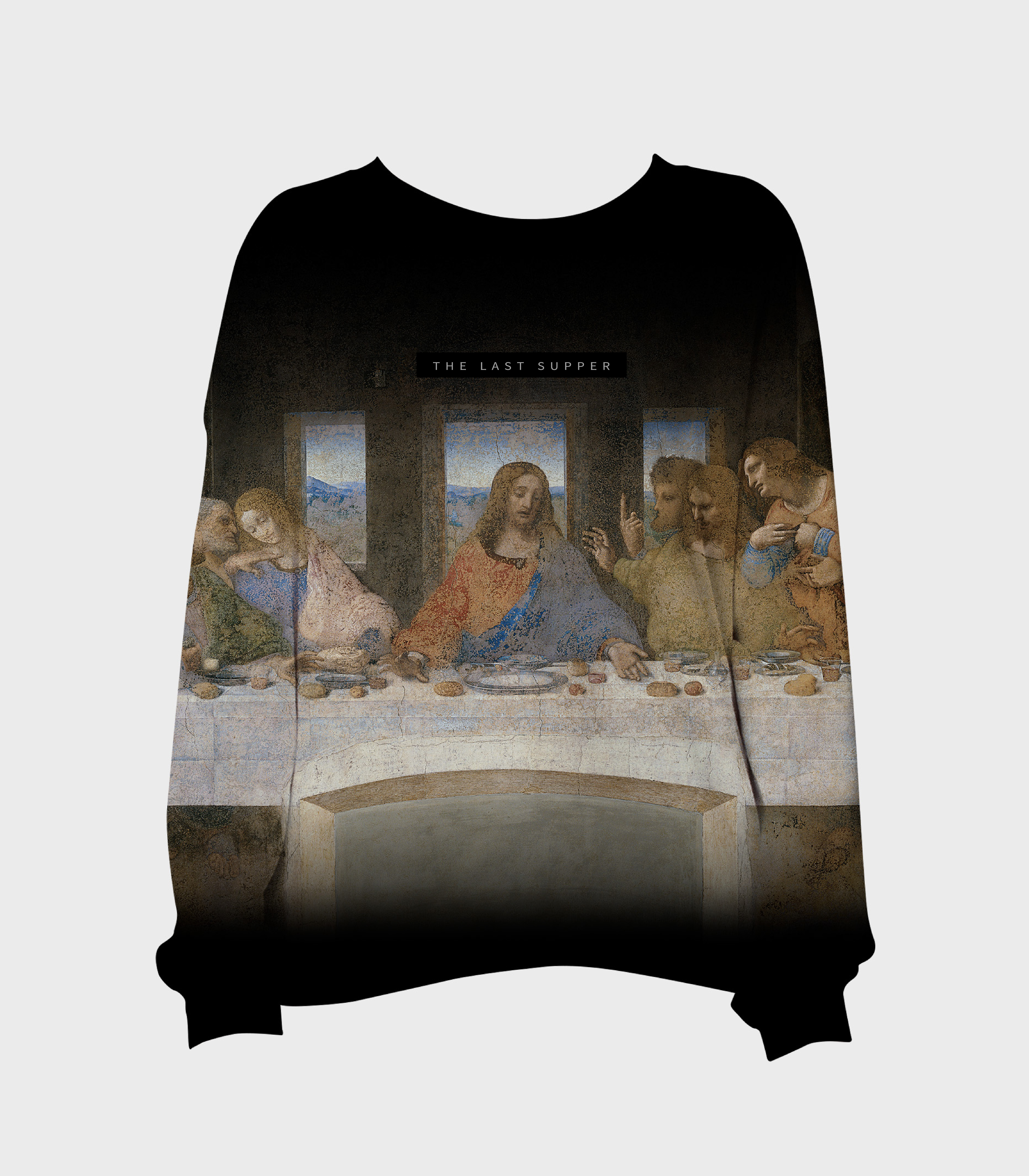 藝術名畫滿版大學T 達文西《最後的晚餐》