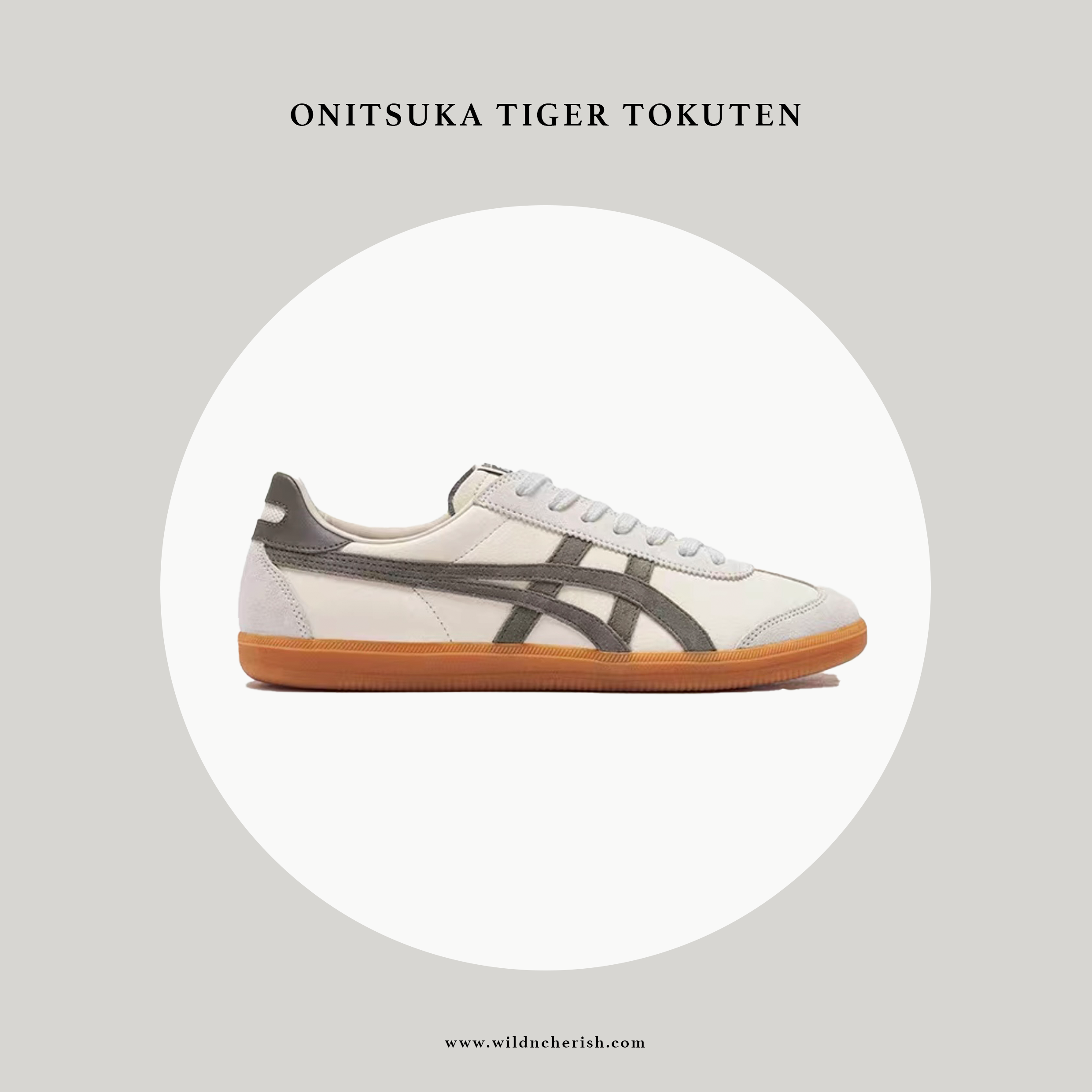 預訂 | Onitsuka Tiger Tokuten 碳灰色 皮革