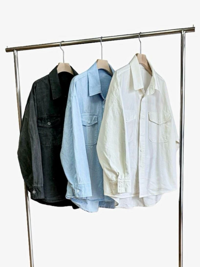 直紋長袖恤衫 WTVR-007S