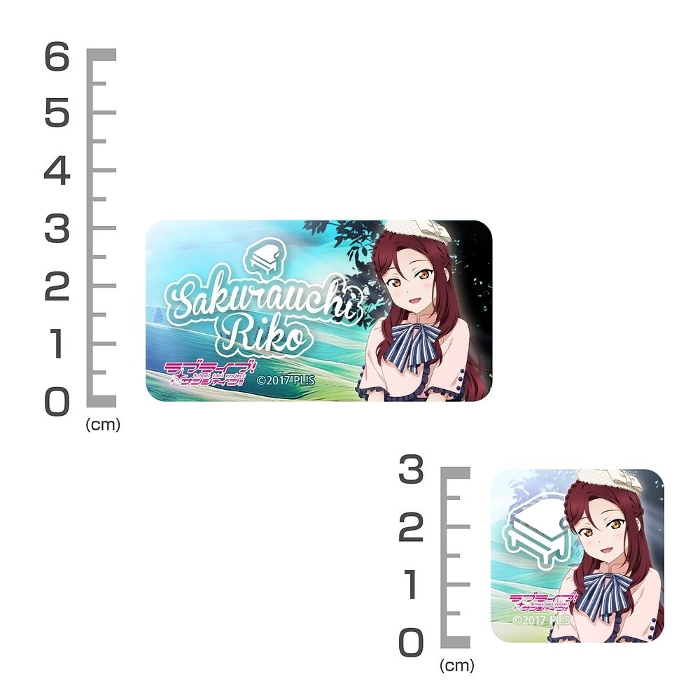 Cospa 1111 描き下ろし 桜内梨子 ミニステッカーセット ソロコンサートver. [ラブライブ！サンシャイン!!]