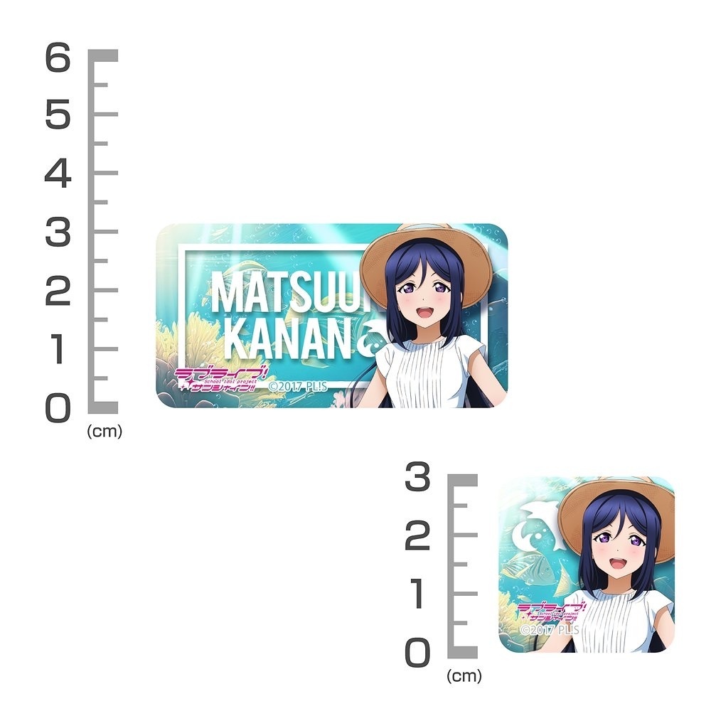 Cospa 1111 描き下ろし 松浦果南 ミニステッカーセット ソロコンサートver. [ラブライブ！サンシャイン!!]