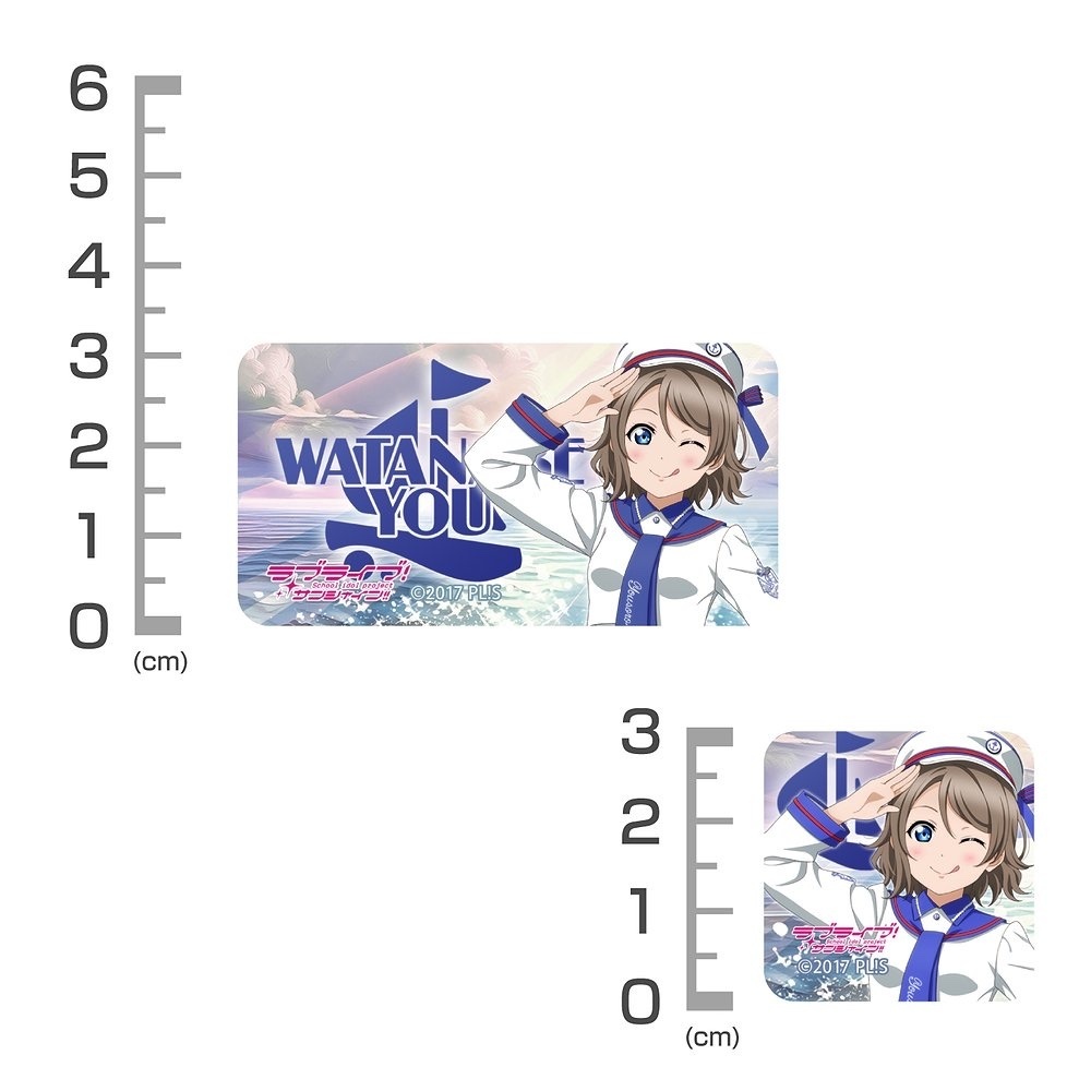 Cospa 1111 描き下ろし 渡辺 曜 ミニステッカーセット ソロコンサートver. [ラブライブ！サンシャイン!!]