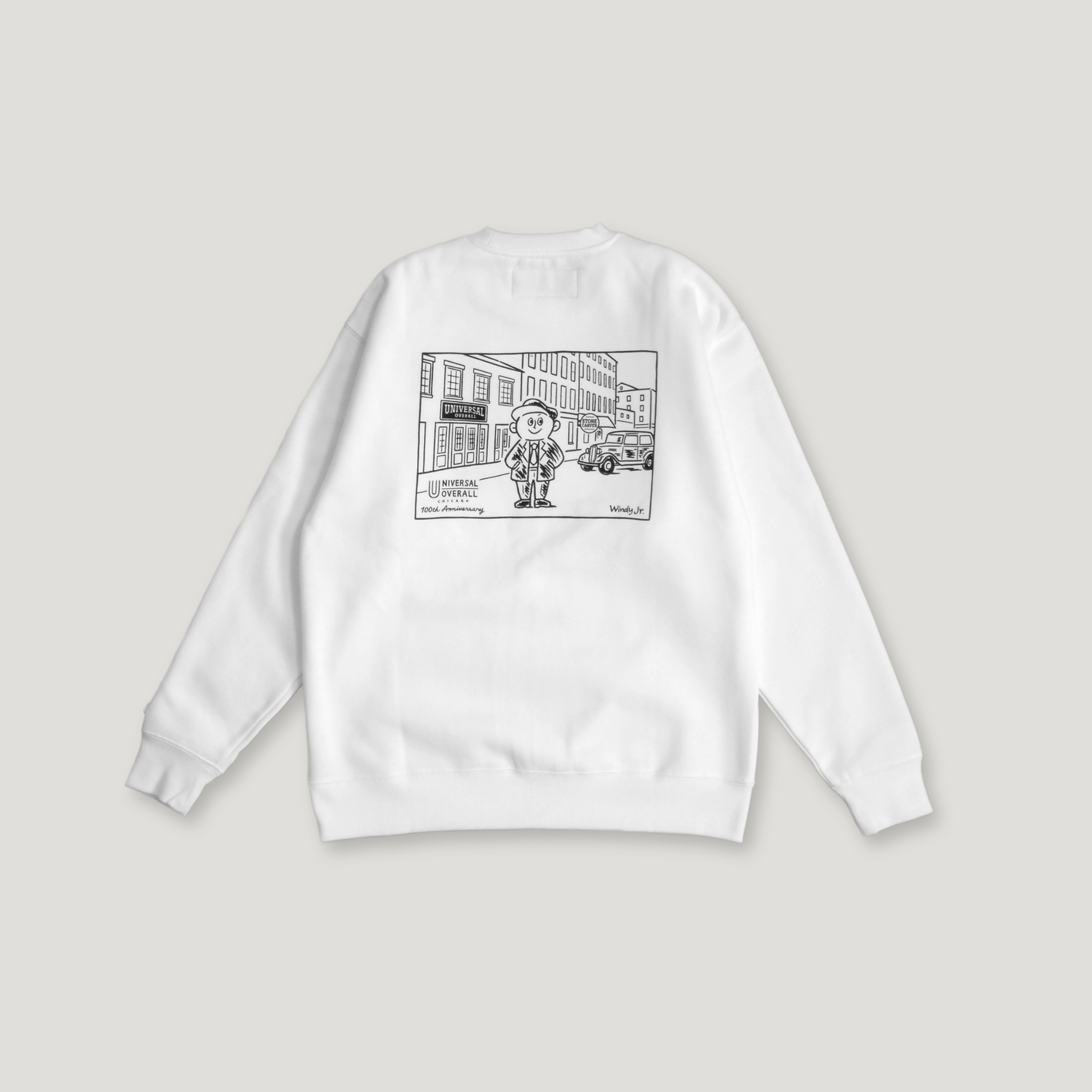 UNIVERSAL OVERALL 100th WINDY JR. Sweatshirt