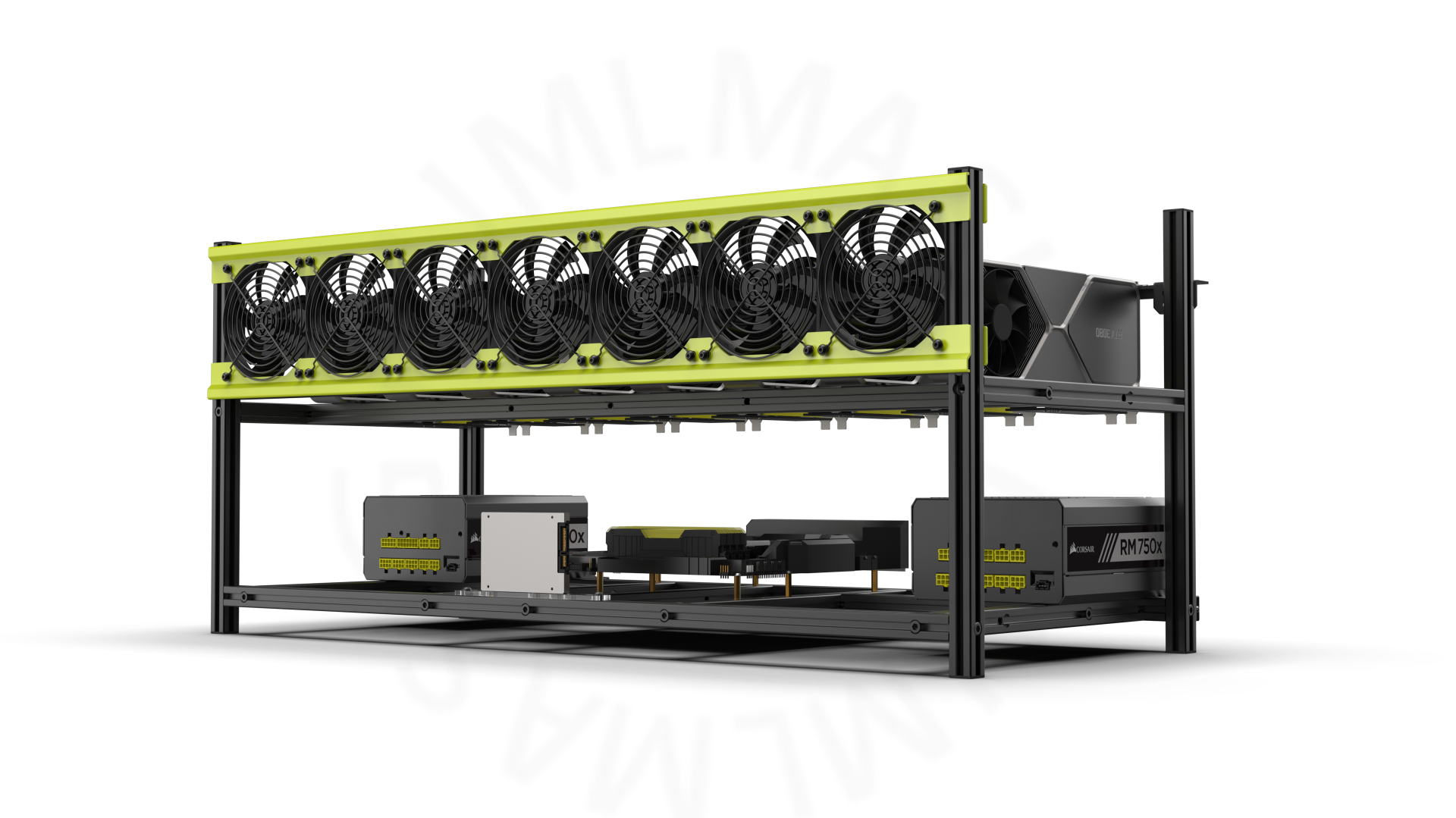 MINERCASE VEDDHA  維達第4代豪華版版 6顯卡機架 多顯卡全鋁合金機架 深度學習主機殼VEDDHA MINERCASE V4D