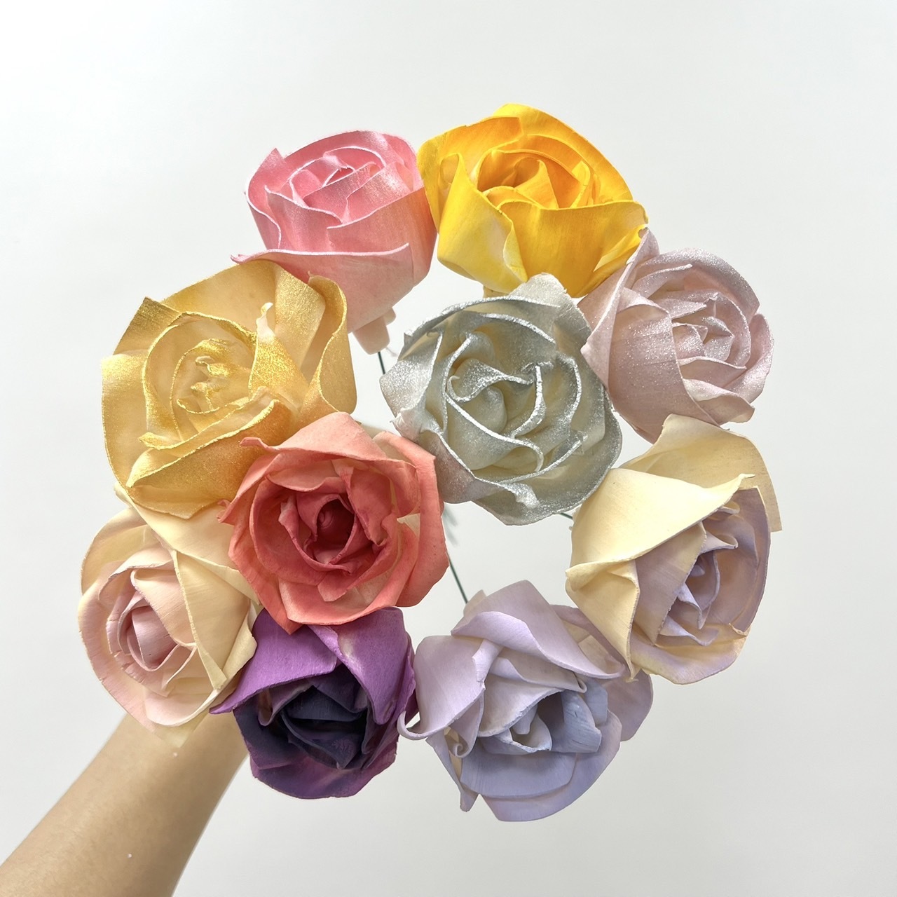 越南索拉花 燭光玫瑰 6CM<十支一把>