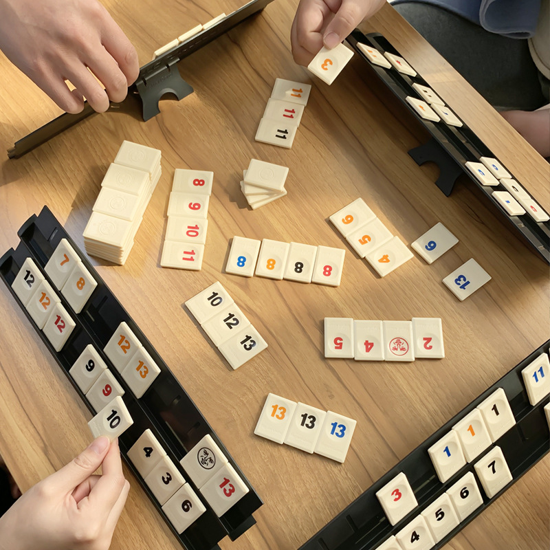 拉密數字牌桌遊 數字麻將 以色列麻將 Rommy game 攜帶版 家庭版 暑假桌遊 I 加優選