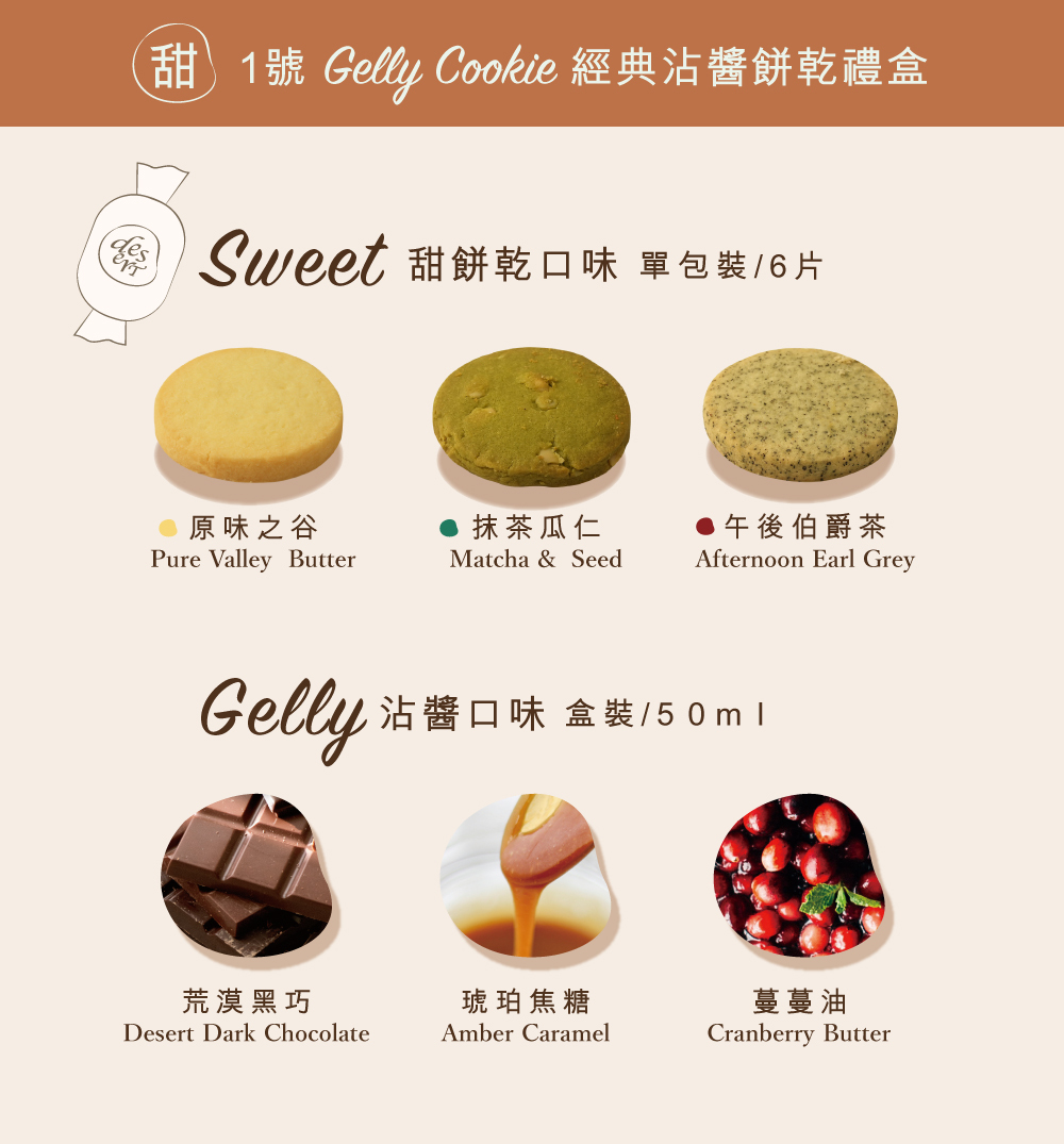 クッキー　1001 デザートワン-No.1 ジェリークッキー クラシックディップクッキー