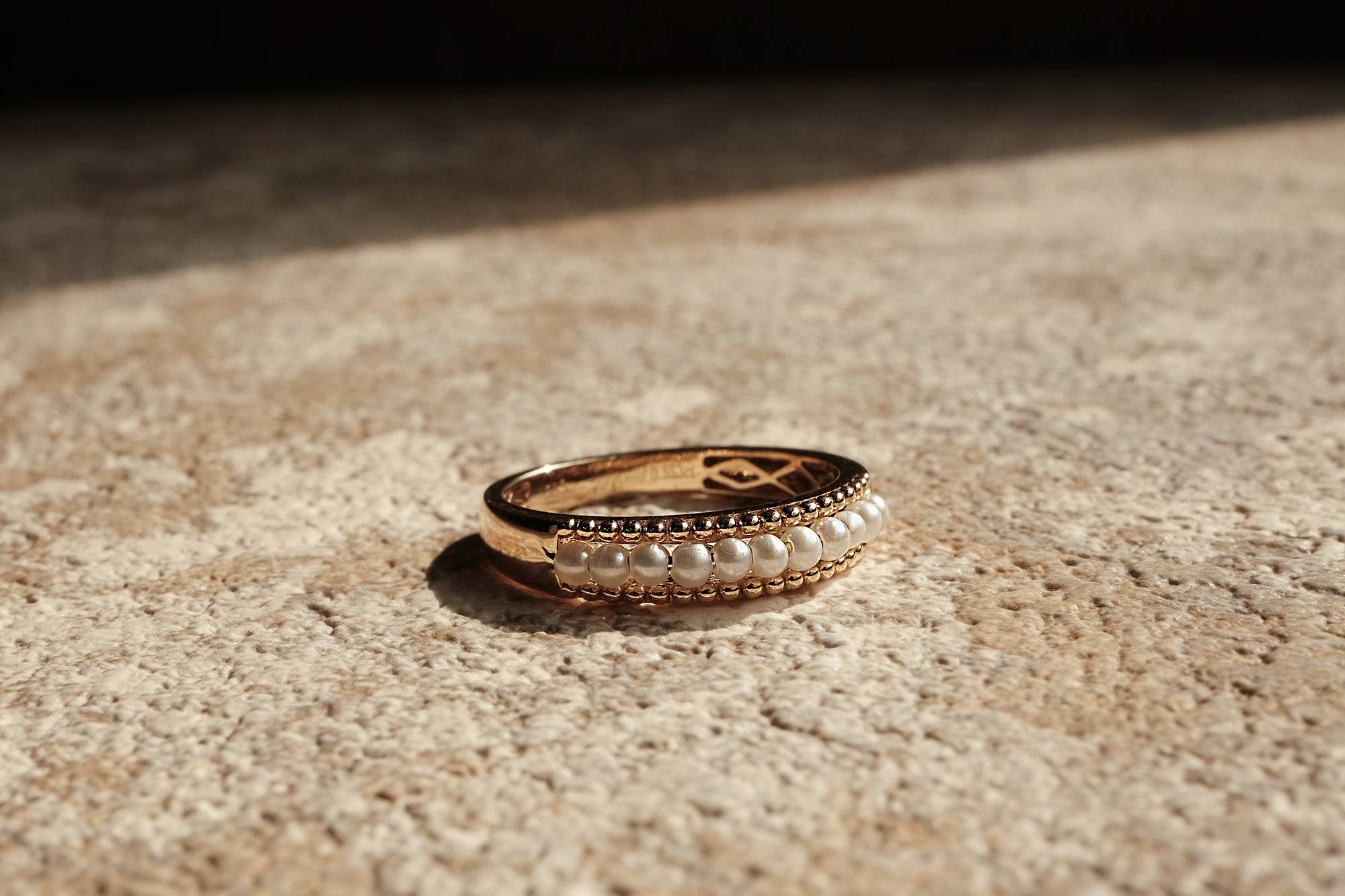 14K,天然珍珠,純K,戒指,輕奢珠寶