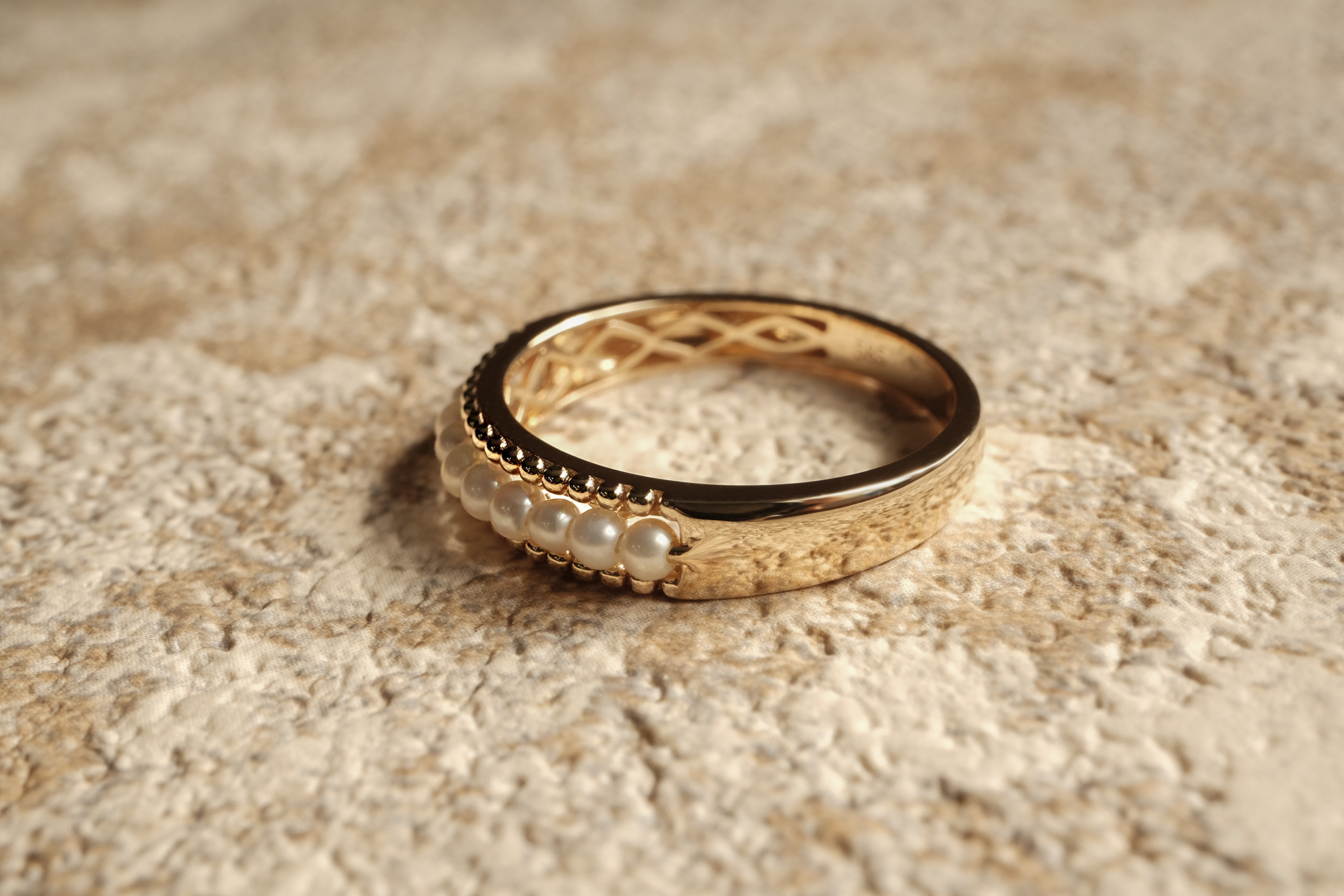 14K,天然珍珠,純K,戒指,輕奢珠寶