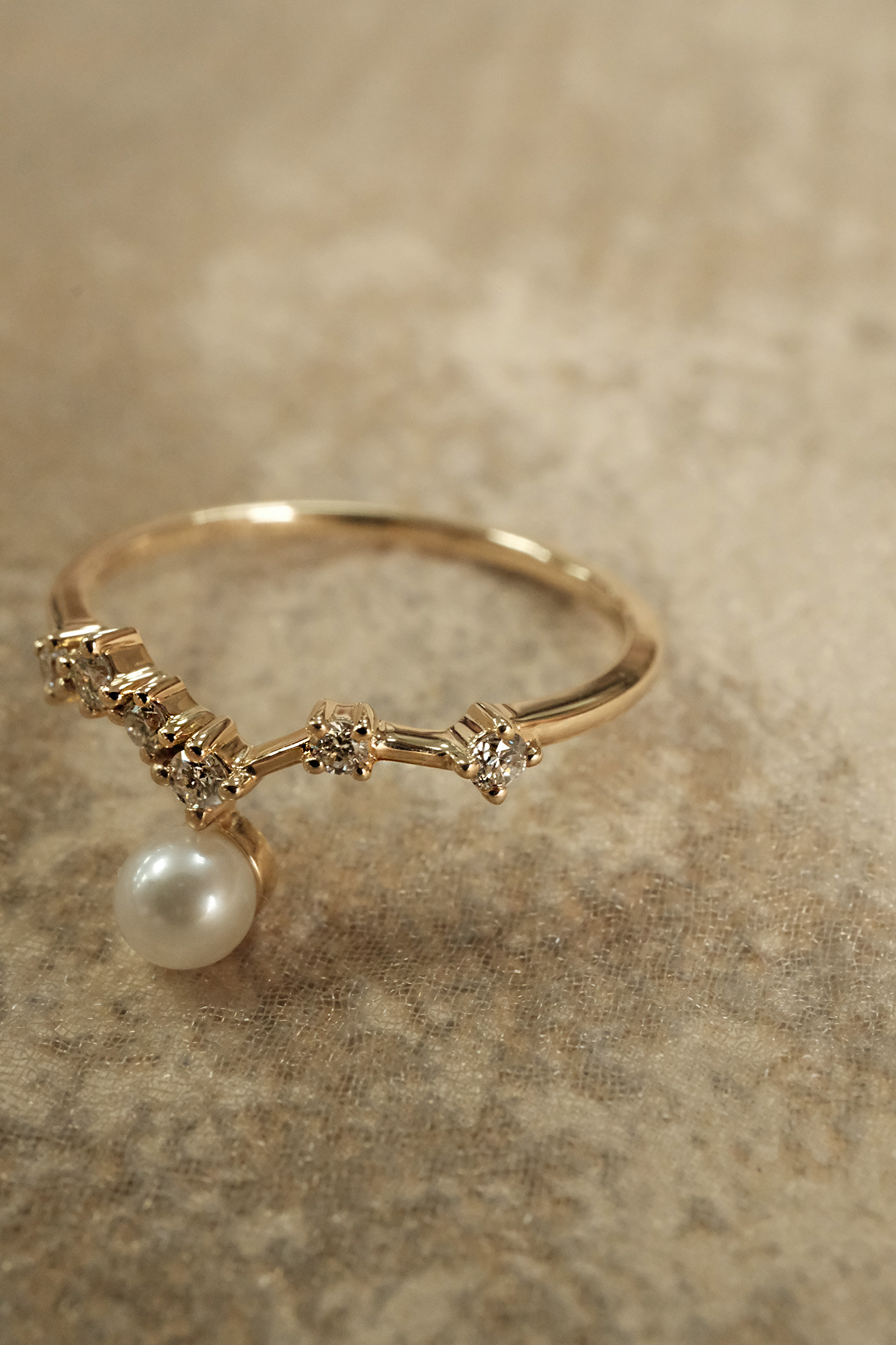 14K Galactic Glow戒指