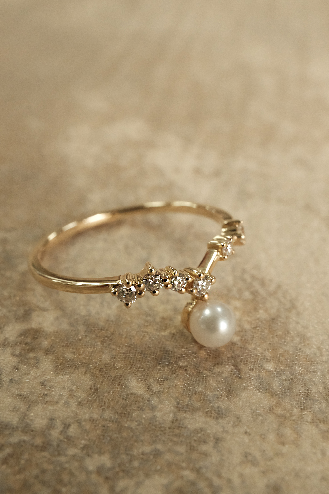 14K Galactic Glow戒指