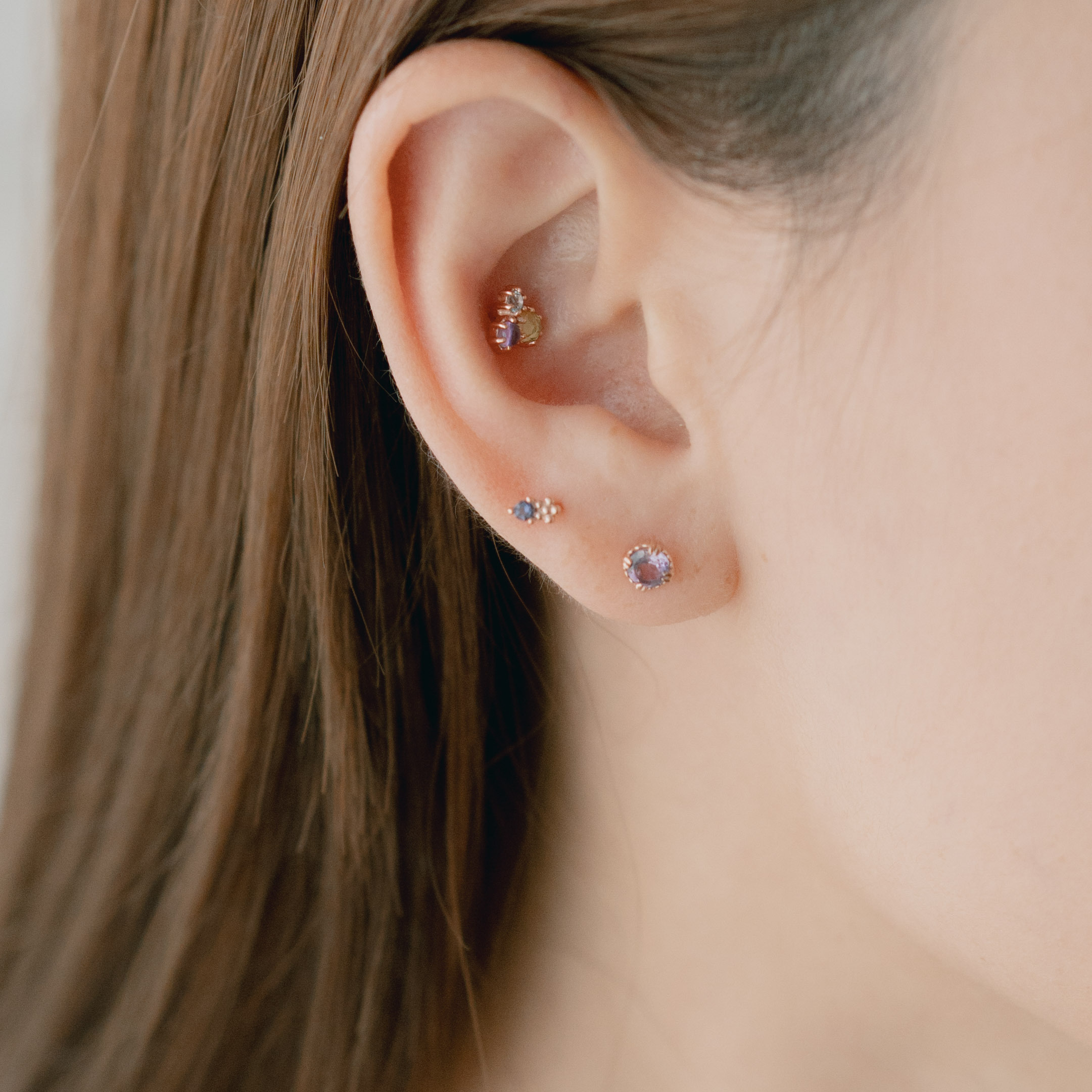 Blossom彩寶轉珠耳環