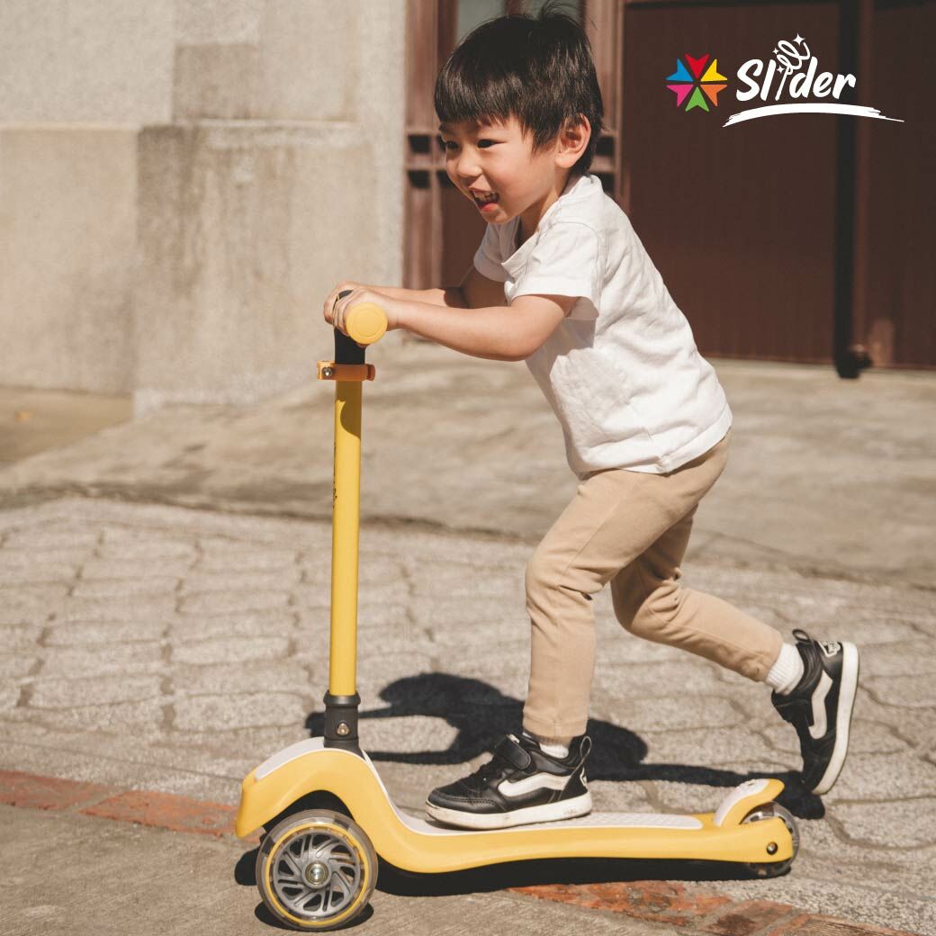 Slider 三輪折疊滑板車 K652_黃