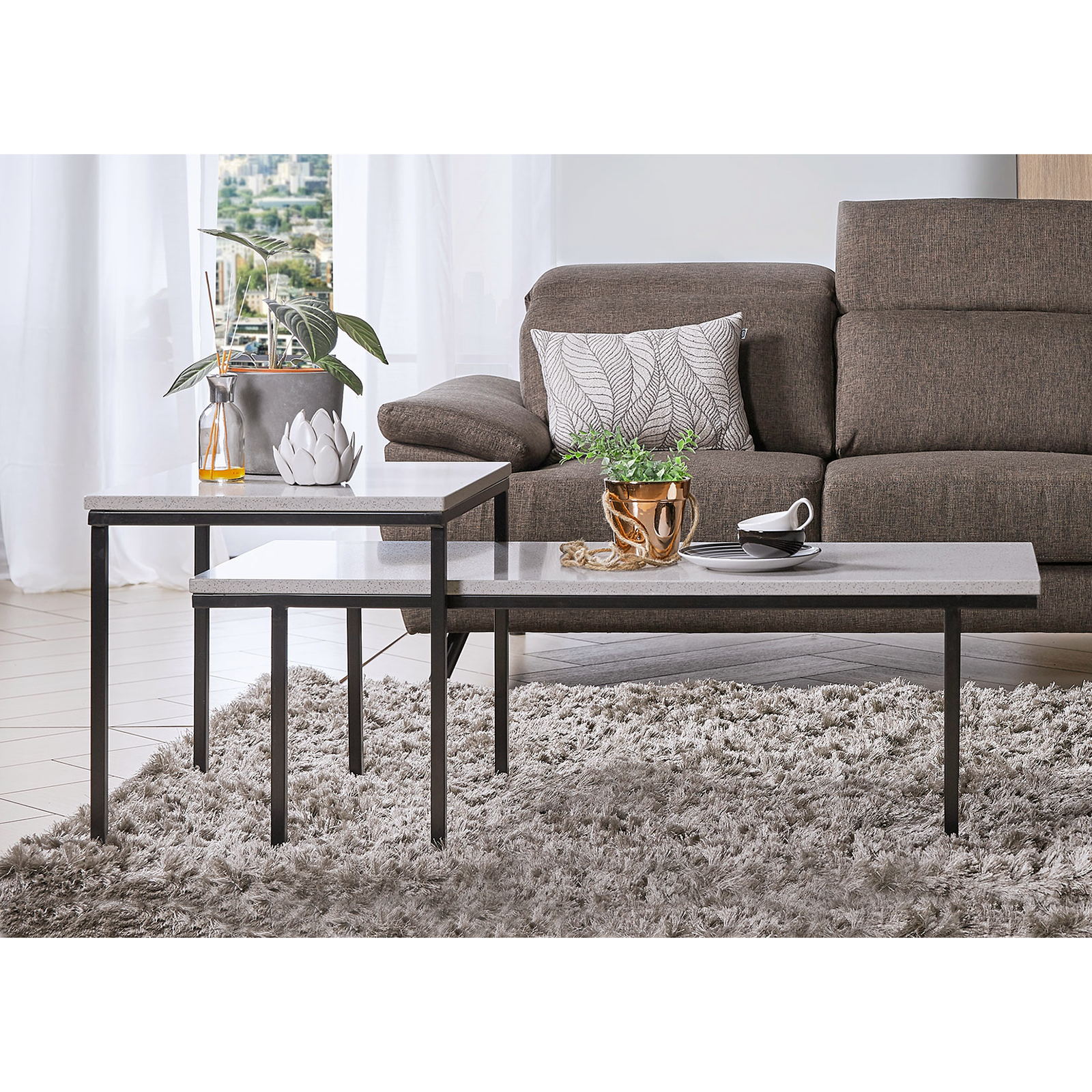 STAC 石英石茶几〔CB322A〕