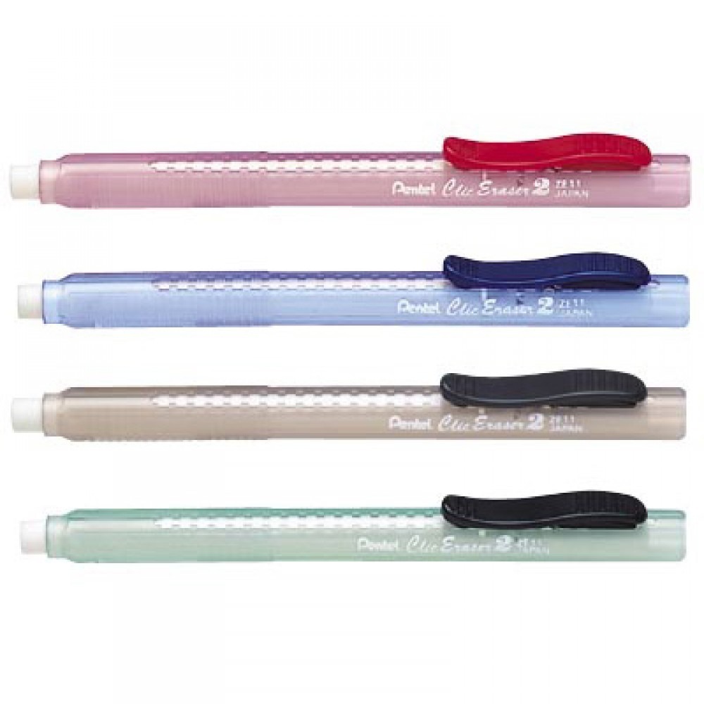 Pentel Clic 2 圓型擦膠筆 ZE11T