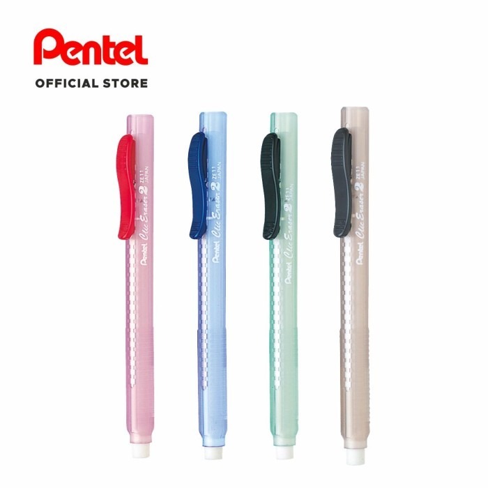 Pentel Clic 2 圓型擦膠筆 ZE11T