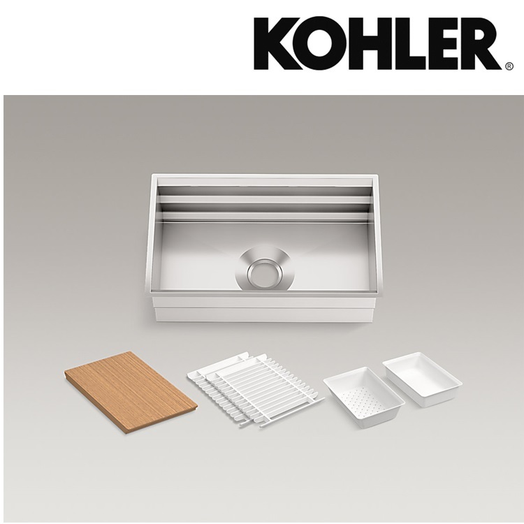 Kohler "Prolific" K-23651T-C-NA Undermount Single-bowl Workstation Kitchen Sink *Display Item*
