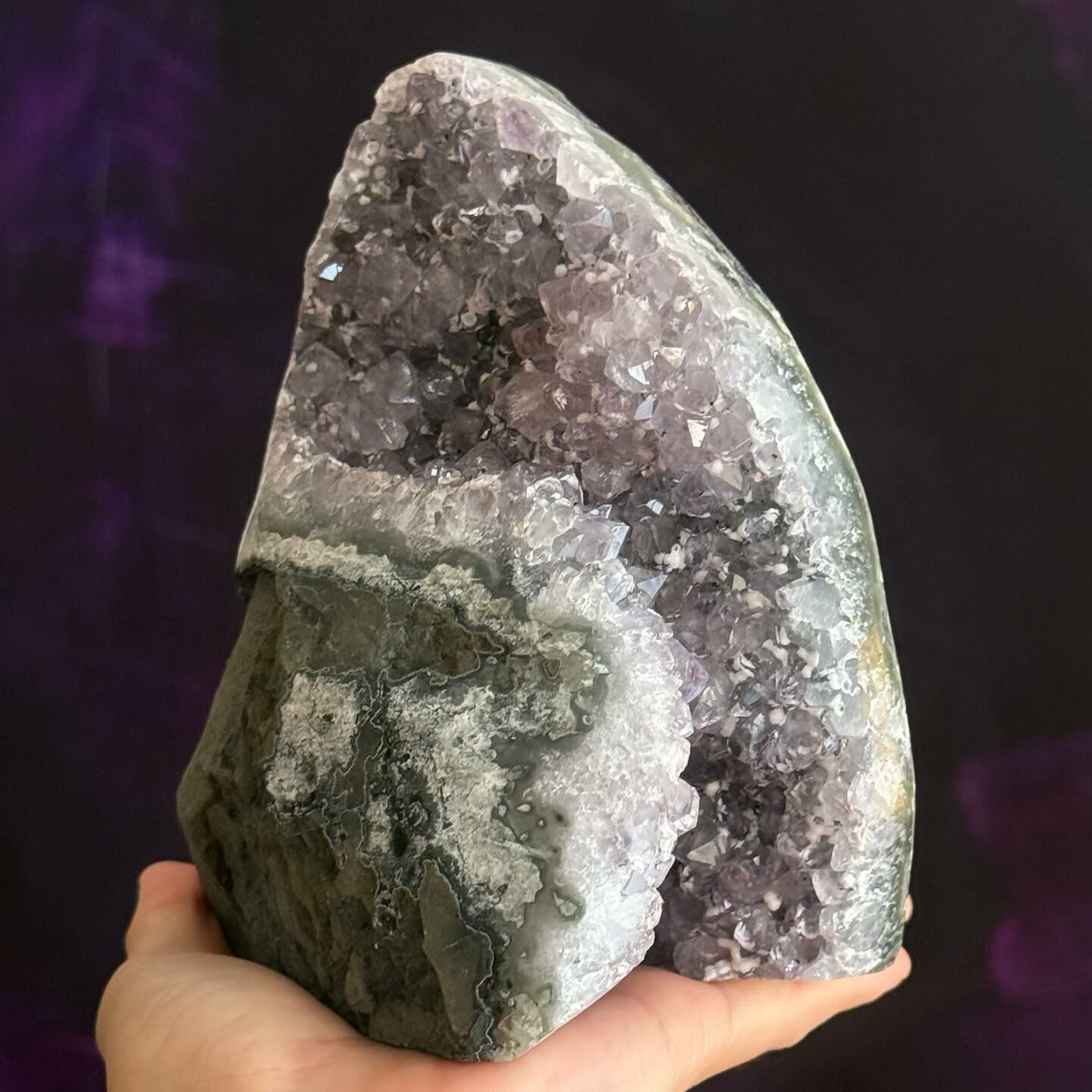 [原石] 紫水晶鎮 紫水晶晶洞 水晶擺件 風水石