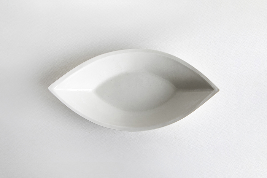 角田淳 - 舟型皿 / 中