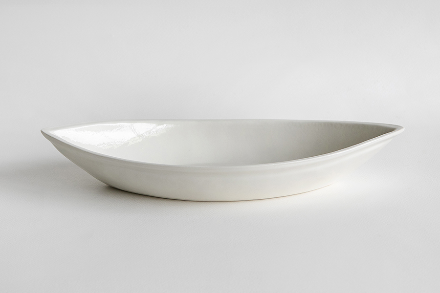 角田淳 - 舟型皿 / 大