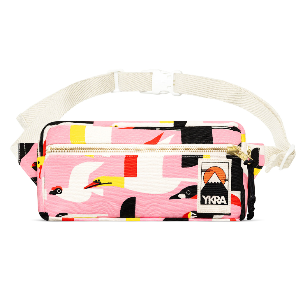 粉彩群鳥 | 肩腰包