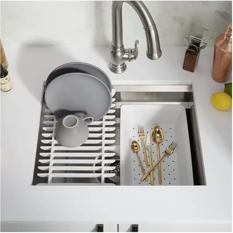 Kohler "Prolific" K-23650T-C-NA Undermount Single-bowl Workstation Kitchen Sink