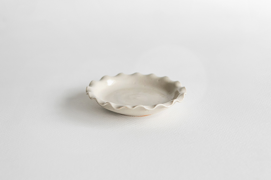 角田淳 - 摺邊皿 / 3寸