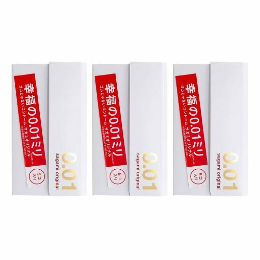 日本相模 Sagami Original 0.01安全套（5片裝）三盒裝