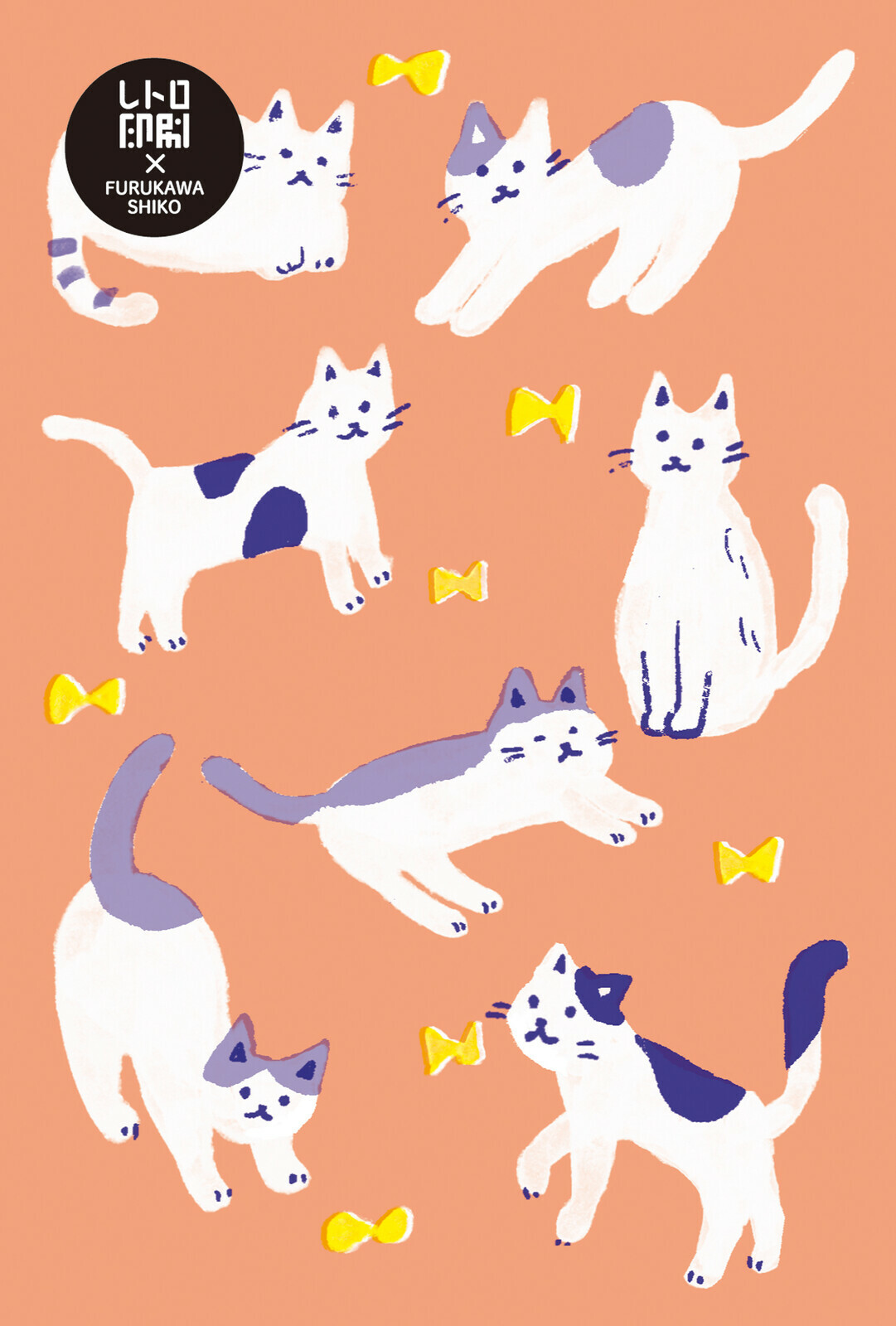 古川紙工明信片『Neko Atsume』